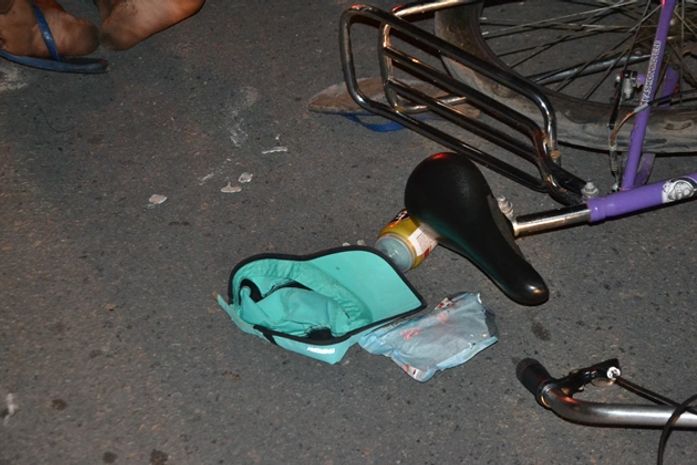 Colisão entre bicicletas deixa feridos na Barra de São Miguel