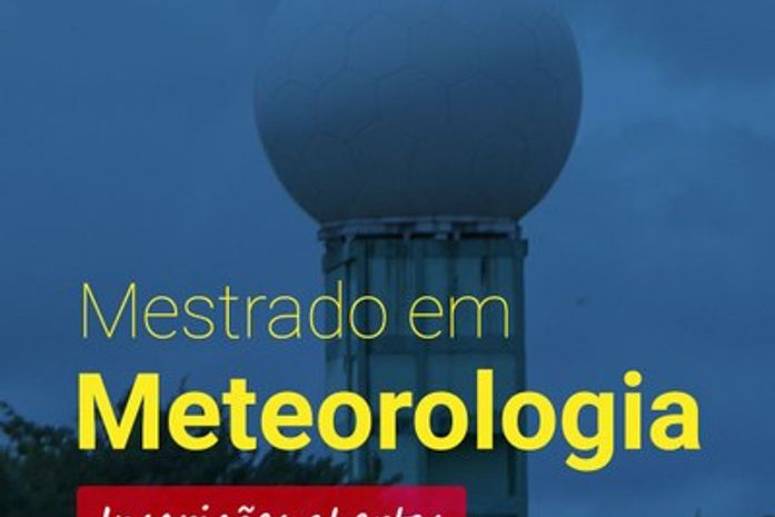 Mestrado em Meteorologia abre inscrições para primeiro semestre de 2025