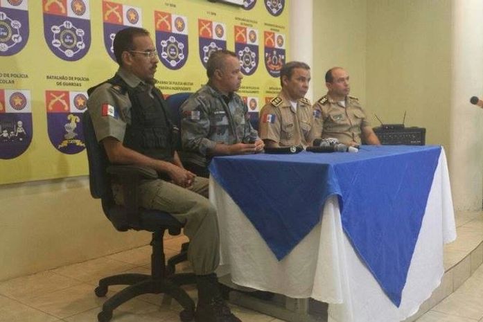 Coletiva PM para informar mudança no comando