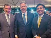Em Brasília, Rodrigo Valença participa de evento na Residência Oficial ao lado do Presidente da Câmara, Arthur Lira