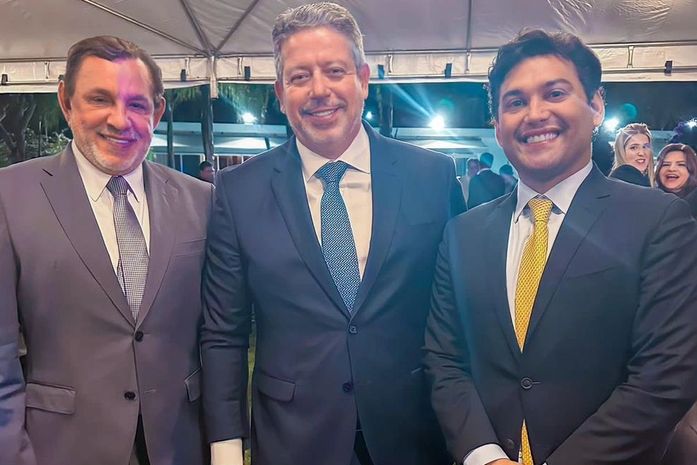 Em Brasília, Rodrigo Valença participa de evento na Residência Oficial ao lado do Presidente da Câmara, Arthur Lira