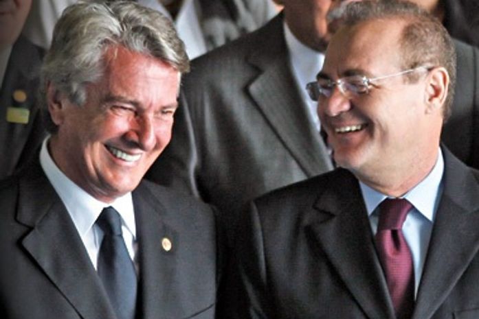 Fernando Collor e Renan Calheiros