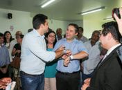 Rui Palmeira e Renan Filho ao inaugurar UPA do Trapiche