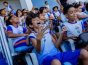 Estudantes vivenciam experiência do Projeto Jovem Torcedor no Rei Pelé