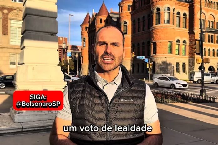 Eduardo Bolsonaro já escapuliu