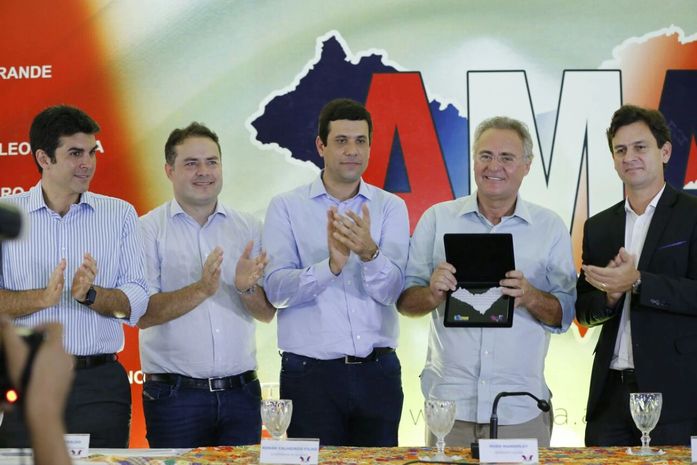 Ama foi 'politizada' por Calheiros em evento para prefeitos e aliados