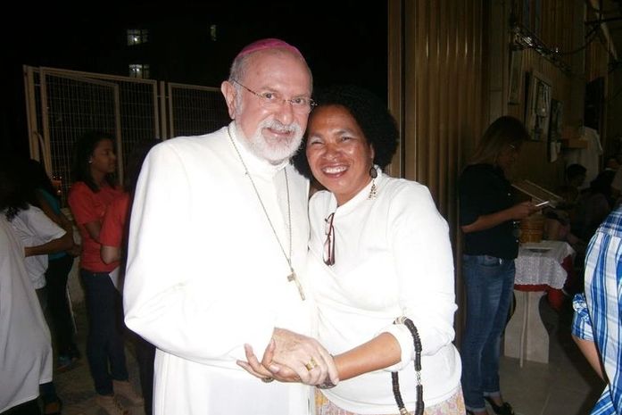 Dom Antônio Muniz , o então arcebispo de Maceió, foi um parceiro incrível desta ativista. Gratidão!