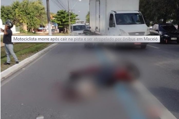 Acidente aconteceu em trecho da Avenida Durval de Góes Monteiro, na parte alta de Maceió.