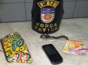 Polícia apreendeu materiais com suspeitos