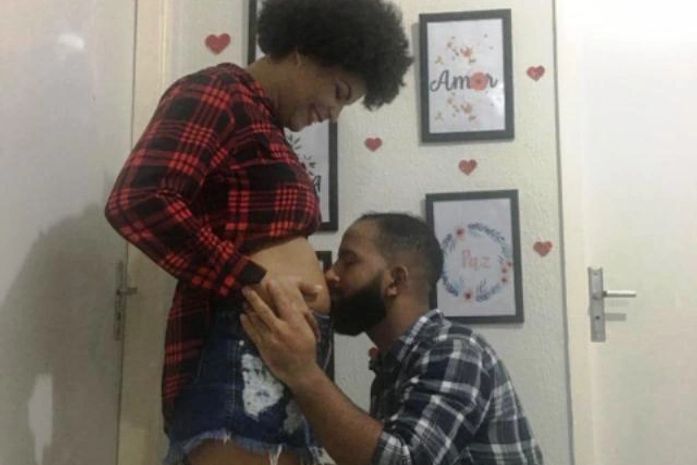 Leonardo Silva e esposa