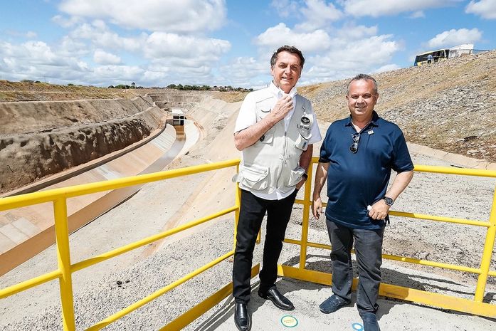 Rogério Marinho e Jair Bolsonaro