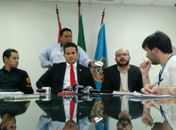 Delegado Bernardo de Torres em coletiva