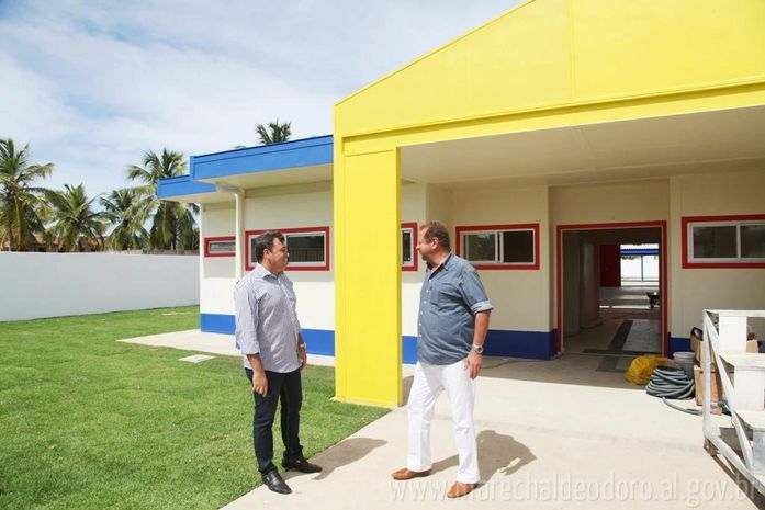 Quase pronta creche no povoado de Barra Nova