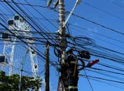 

Associação de Provedores de Internet já recolheu 10 toneladas de cabos em mutirão de limpeza nos postes de Maceió