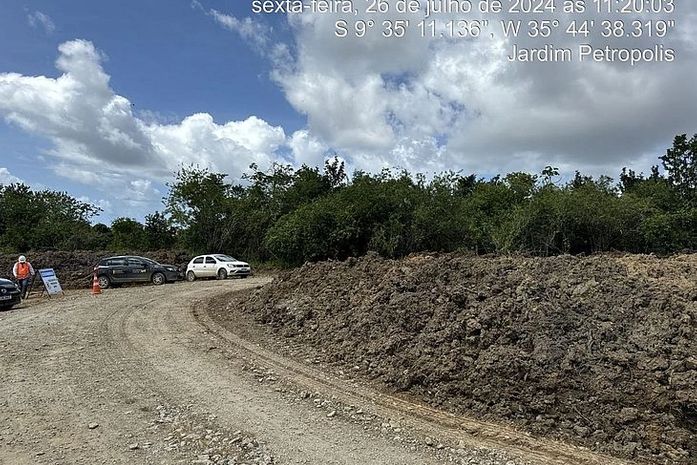 IMA embarga obra para construção de via que liga  avenidas da parte alta de Maceió e autua Prefeitura e Braskem