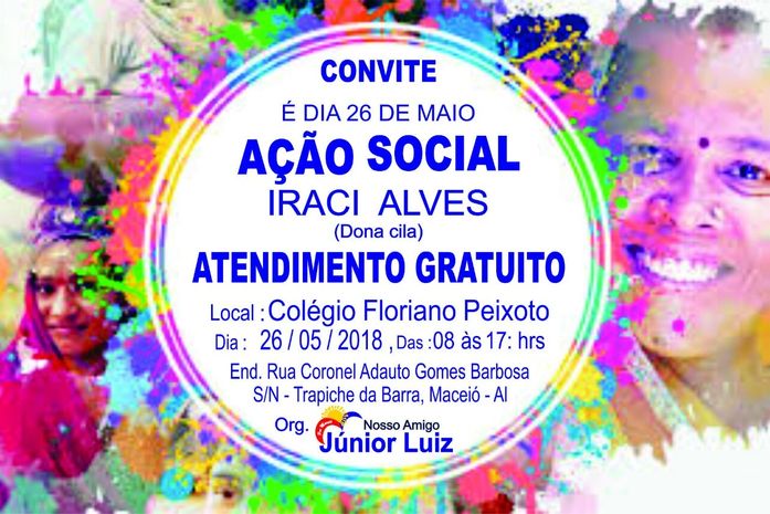 Ação Social Iraci Alves -Dona Cila promove evento neste sábado