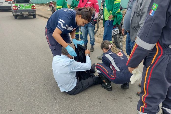 Motociclista fica ferido em Arapiraca