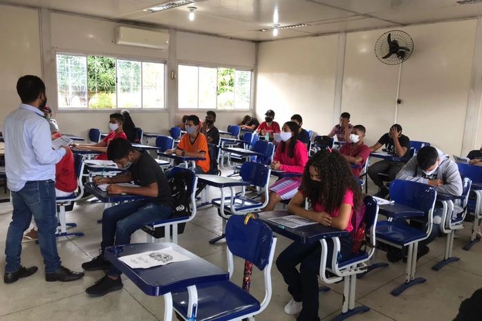 Durante dois dias, alunos dos 5º e 9º anos de Branquinha participaram de Avaliação Diagnóstica