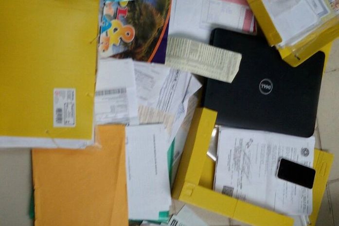 Documentos apreendidos