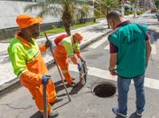 Fiscalização na Ponta Verde. 