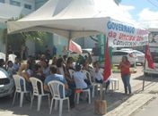 Em ato na Santa Mônica, reserva técnica da Uncisal cobra nomeações