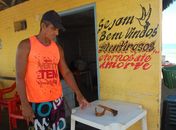 Segundo Carlos Gonçalves, amigo do pescador que encontrou a ossada, o susto foi muito grande. 