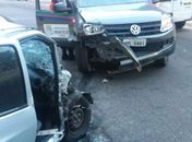 Motorista de secretaria dirige pela contramão e provoca acidente embriagado