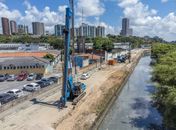 Prefeitura de Maceió avança com implantação de colunas DSM nas margens do Salgadinho
