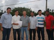 Prefeito Marcelo Beltrão assina ordem de serviço para construção de ginásio