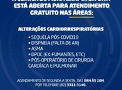 Veja como marcar consulta gratuita para tratar sequelas da Covid-19 em Alagoas