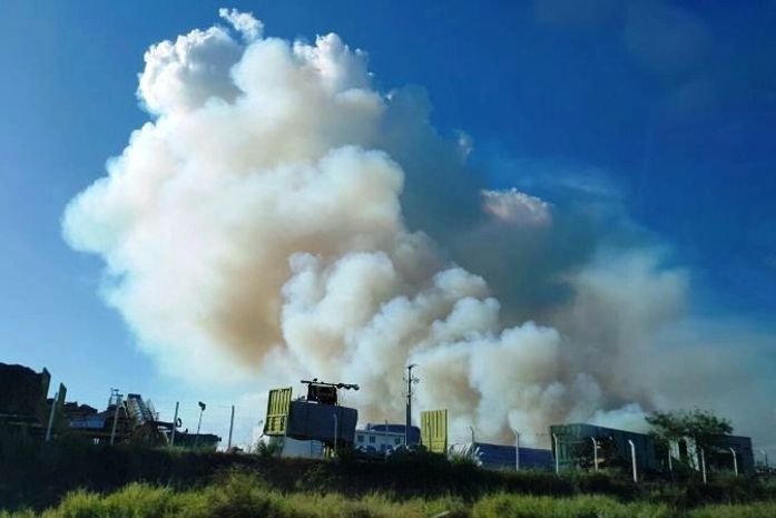 Fumaça da GranBio atinge a cidade