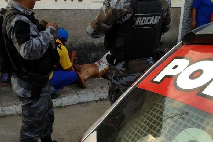 Vítima foi socorrida em estado grave (Foto: Alagoasweb)