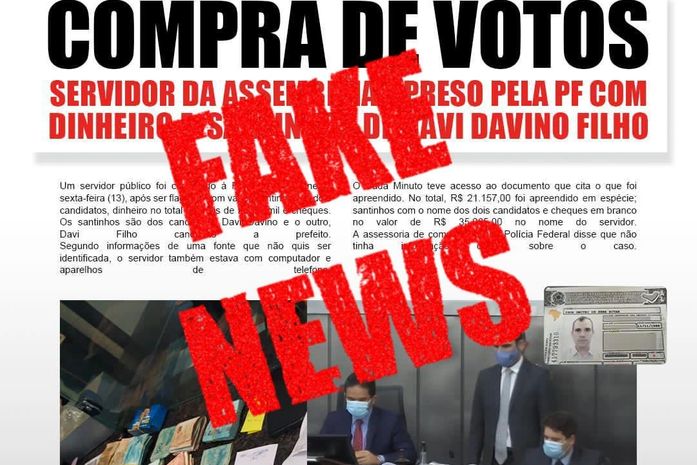Fake news: montagem usando nome do Cada Minuto é divulgada nas redes sociais