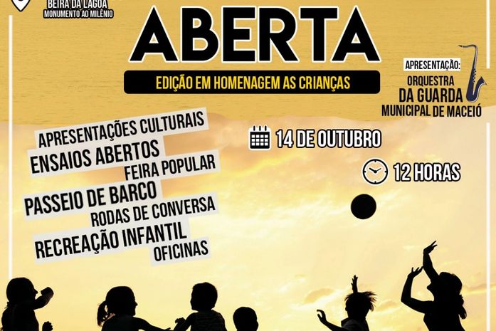 Projeto Mundaú Lagoa Aberta homenageia crianças neste domingo (14)