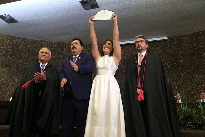 Deputada Estadual eleita, Gabi Gonçalves é diplomada pelo TRE de Alagoas