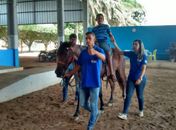 Equoterapia do Complexo Tarcizo Freire auxilia no tratamento de pessoas com doenças neurológicas