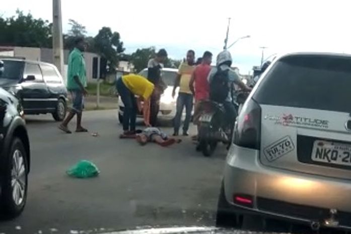 Homem fica ferido após atropelamento na BR 104, em União dos Palmares