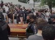 Sepultamento de policial civil Jorge Vicente