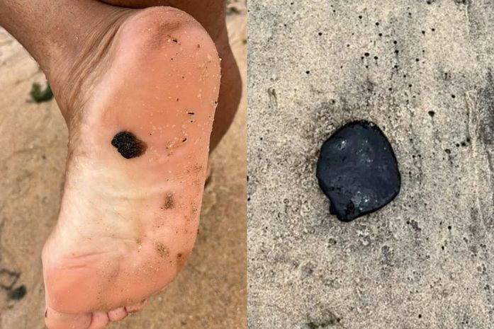 Manchas de óleo voltam a aparecer no Litoral de AL; origem ainda é desconhecida