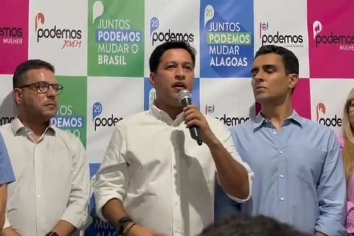 Rodrigo Cunha comanda solenidade de filiação ao Podemos e partido pretende eleger 3 vereadores em Maceió