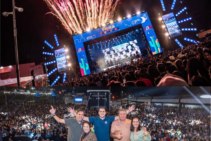 Diversidade musical e sucesso de público marcam 61ª Festa da Juventude de Santana do Ipanema