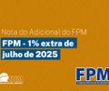 
Conquista do movimento municipalista, repasse extra do FPM de julho será creditado na quarta-feira (9)