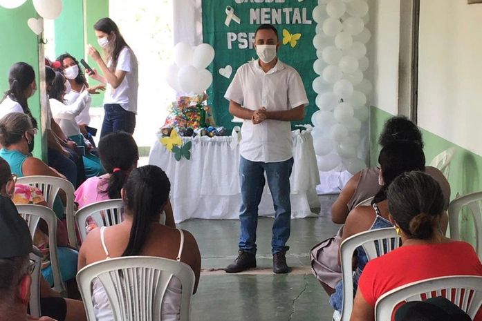 Unidades de Saúde de Branquinha alertam para a importância da campanha Janeiro Branco