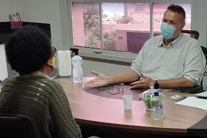 Pauta antirracista é tema de reunião com Lima Júnior,secretário de estado, da SPP/AL.