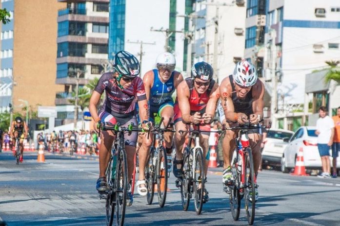 Atletas de triathlon