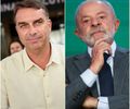 Flávio Bolsonaro e Lula