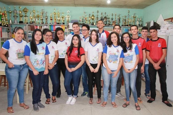 Medalhistas da Olímpíada de Geografia da Escola Pe. Aurélio.