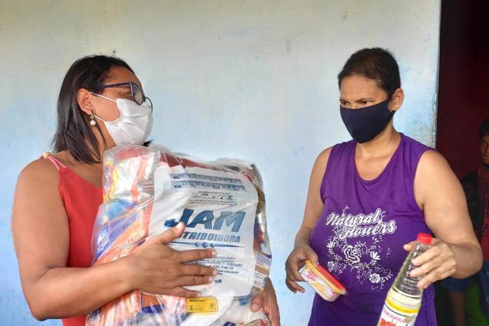 300 famílias são beneficiadas com entrega de cestas em Anadia
