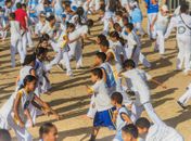 Alunos do Tempo Integral participam do Festival de Duplas Arte Capoeira nas Escolas