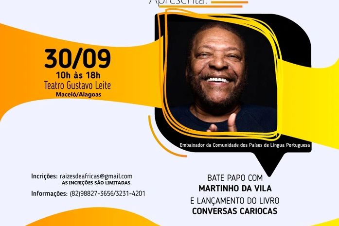 No Conversas Negras tem Martinho da Vila e muito mais gente boa, que discute o enfrentamento ao racismo/sexismo/homofobia. Aparece lá!